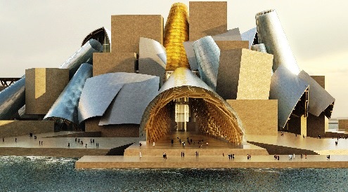 14 Emirate muzeu Guggenheim Abu Dhabi